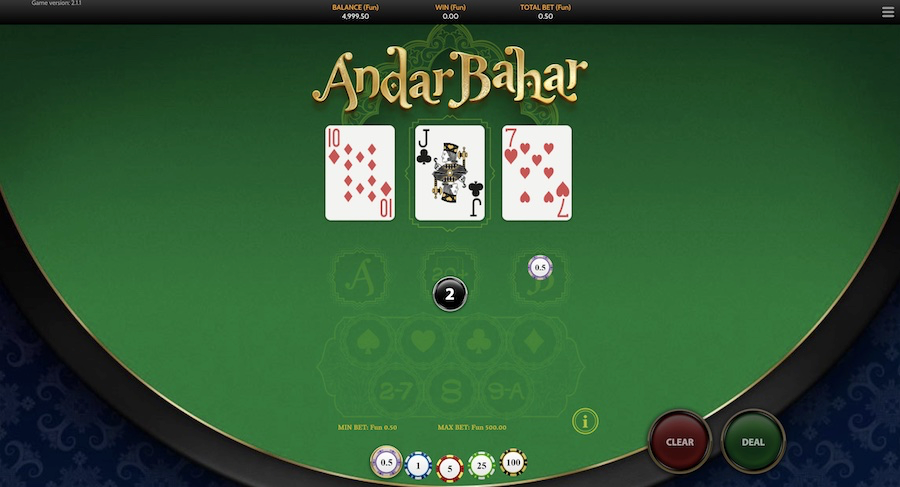 Online Andar Bahar from One Touch
