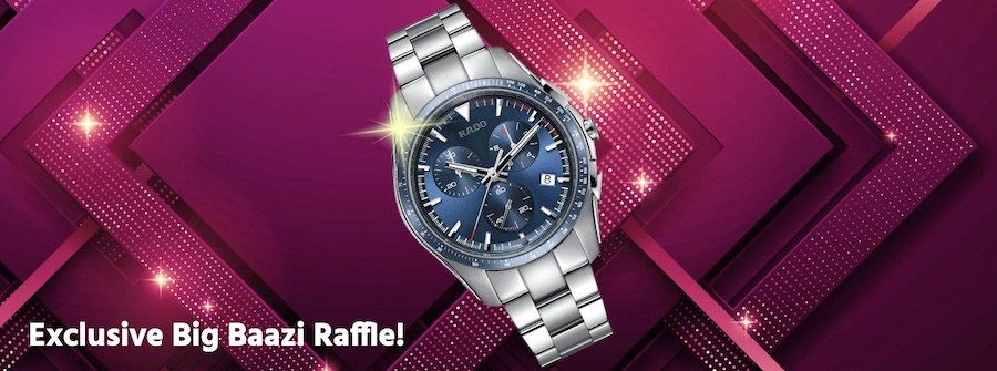 Time almost out to get in on watch raffle